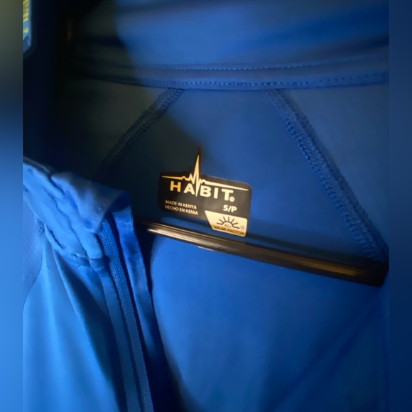 Habit Outdoor - Men's Small Hooded 1/4 Zip Performance Layer/Long Sleeve - Picture 9 of 10